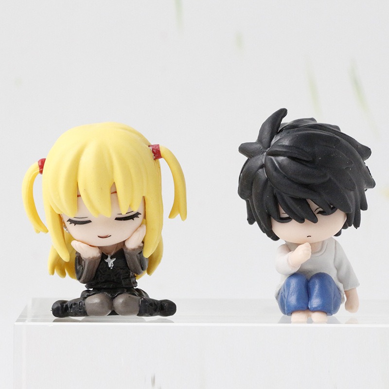 Car Accessories Inside - かわいい漫画キャラクターミニフィギュア、車内装飾、デスクトップディスプレイ、コレクタブルアニメフィギュア