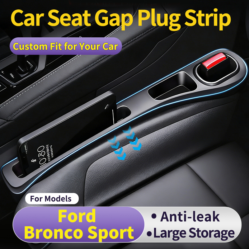 Car Accessories Essentials - 車の隙間埋めストリップ フォード ブロンコ スポーツ用 2個セット 車の隙間漏れ防止ストリップ