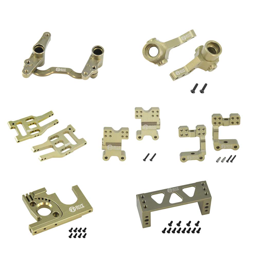 Car Accessories Xcent - Cen-ラジコンカー用アルミニウムハンドル,ハンドルとロッド,RCカーのアップグレード,1:8,ホットチーム7075