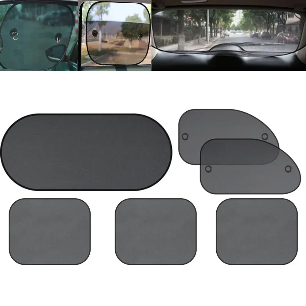 Car Accessories Inside - 1 セット黒窓カーテンサイドガラスメッシュサンシェードアクセサリー自動フロントリア車の窓サンシェードカバー太陽 UV 保護