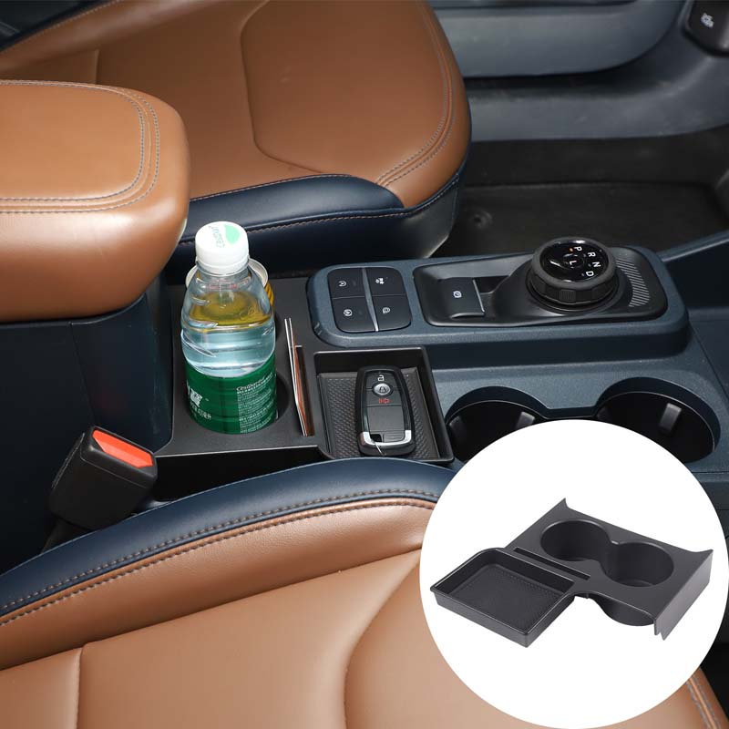 Car Accessories Essentials - カーセンターコンソール収納ボックスカップホルダーオーガナイザートレイフォードマーベリック 2022 2023 2024 2025 2026