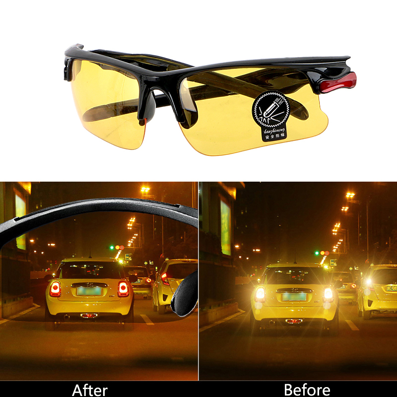 Car Accessories For Night Driving - デイナイトビジョン車のゴーグル運転サングラス男性用アンチグレアヴィンテージメガネカーアクセサリーシュコダスーパーブオクタビア A5