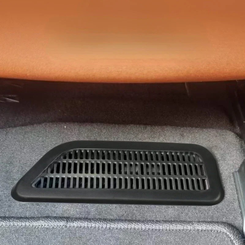 Car Accessories Under 200 - Li Auto L7 2023-2026用 ABS製ブラックカーシート下エアコン吹き出し口ダストプラグカバートリムインテリアカーアクセサリー