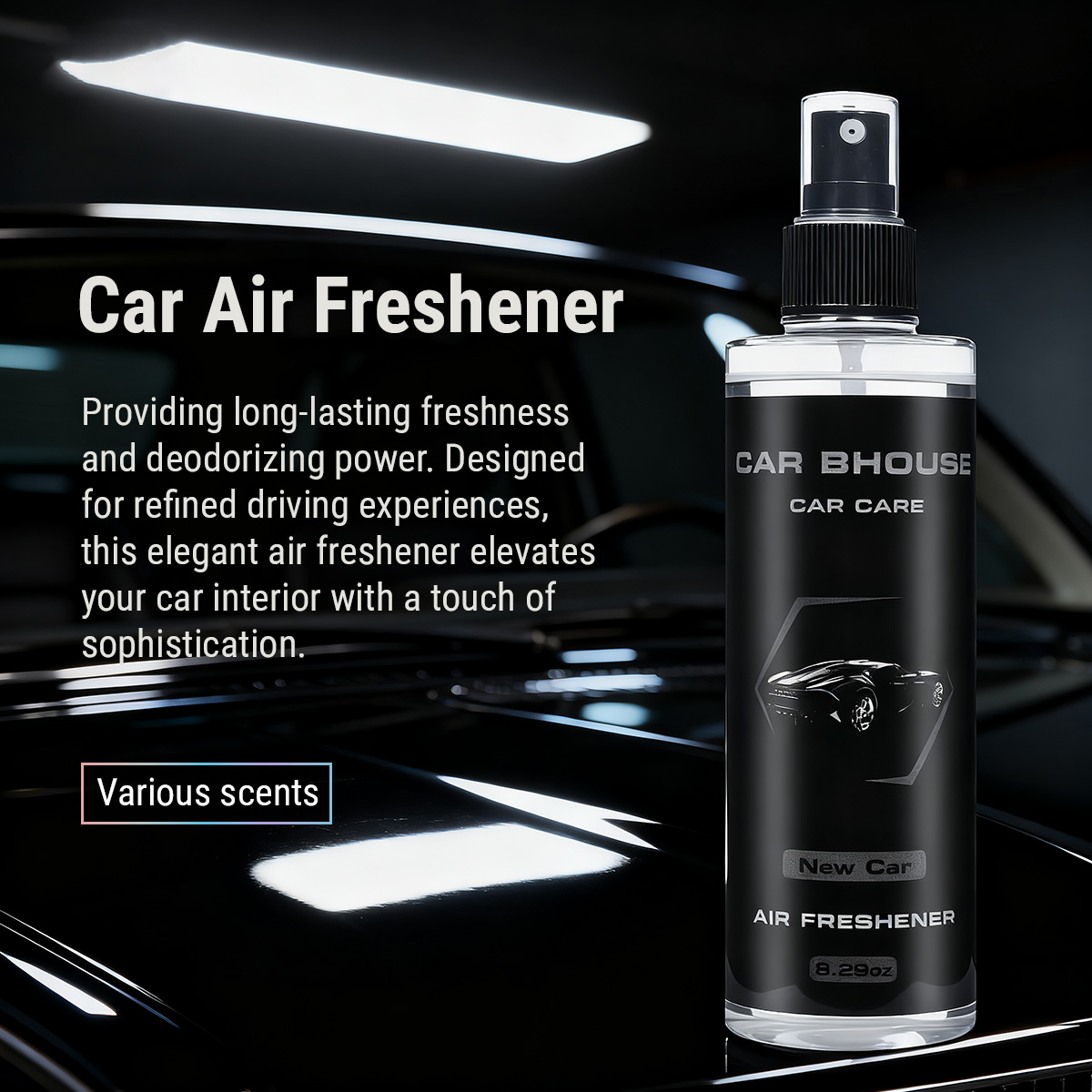 車用芳香剤スプレー 車用フレグランス 花・果物の香り フレッ - Car Fragrance Diffuser のレビューと価格