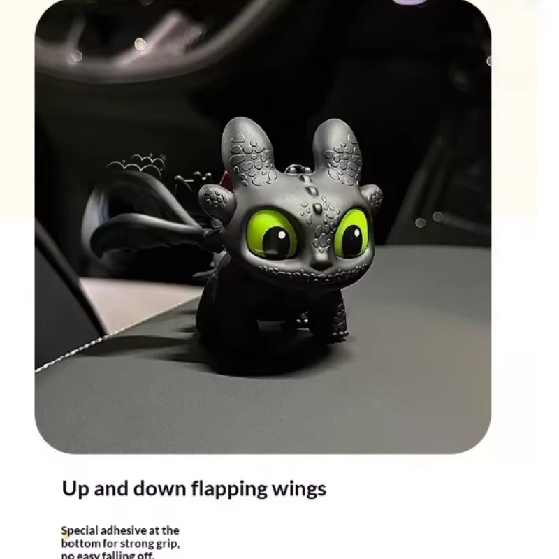 本物のかわいい光る歯のない車内装飾品、ナイトフューリーウィン - Car Accessories Inside のレビューと価格