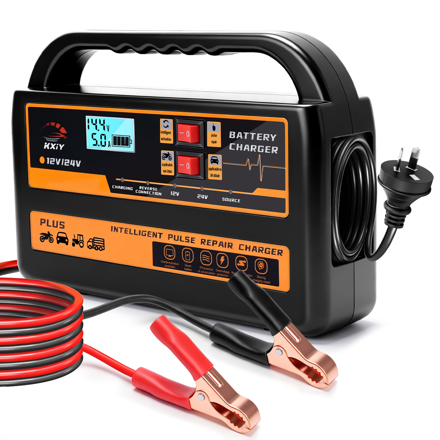 KXIY W08 12V/10A 24V/5A 車用バッテリ - Car Accessories Uk のレビューと価格