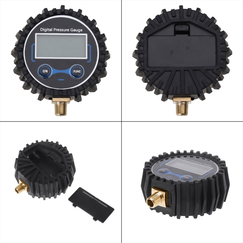 1/8 NPT デジタルタイヤ圧力計カーアクセサリー 0-2 - Car Accessories Under 200 のレビューと価格
