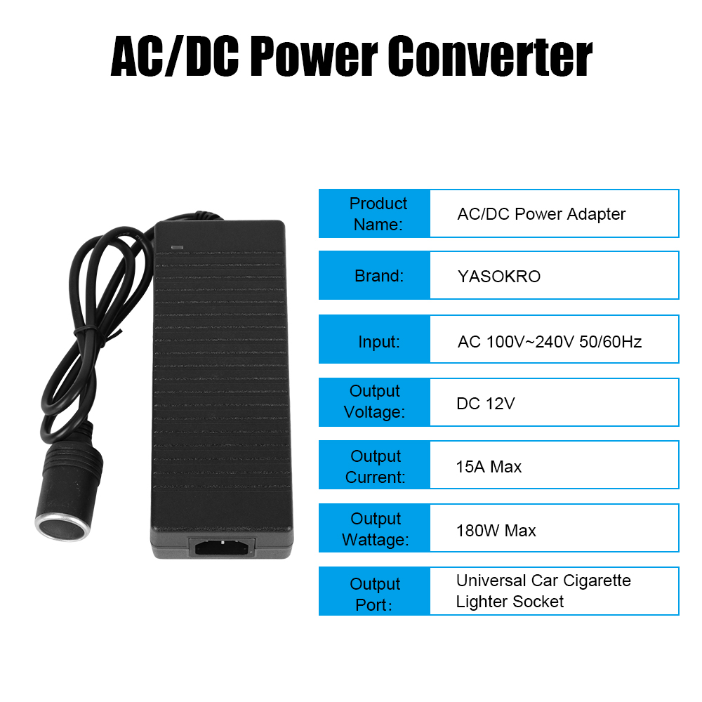 シガーライターコンバータ AC/DC 変換 EU US UK - Car Accessories Uk のレビューと価格
