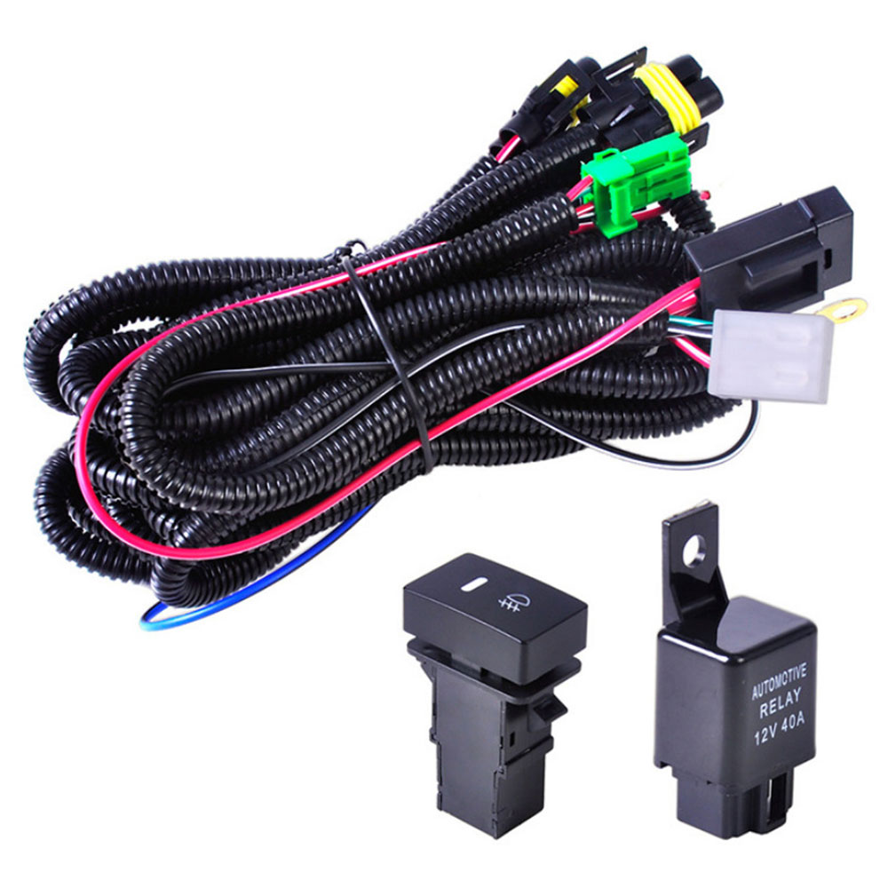 LEDカーフォグライト,ワイヤーハーネス,スイッチインジケー - Car Accessories Xcent のレビューと価格