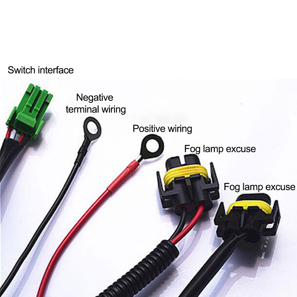 LEDカーフォグライト,ワイヤーハーネス,スイッチインジケー - Car Accessories Xcent のレビューと価格