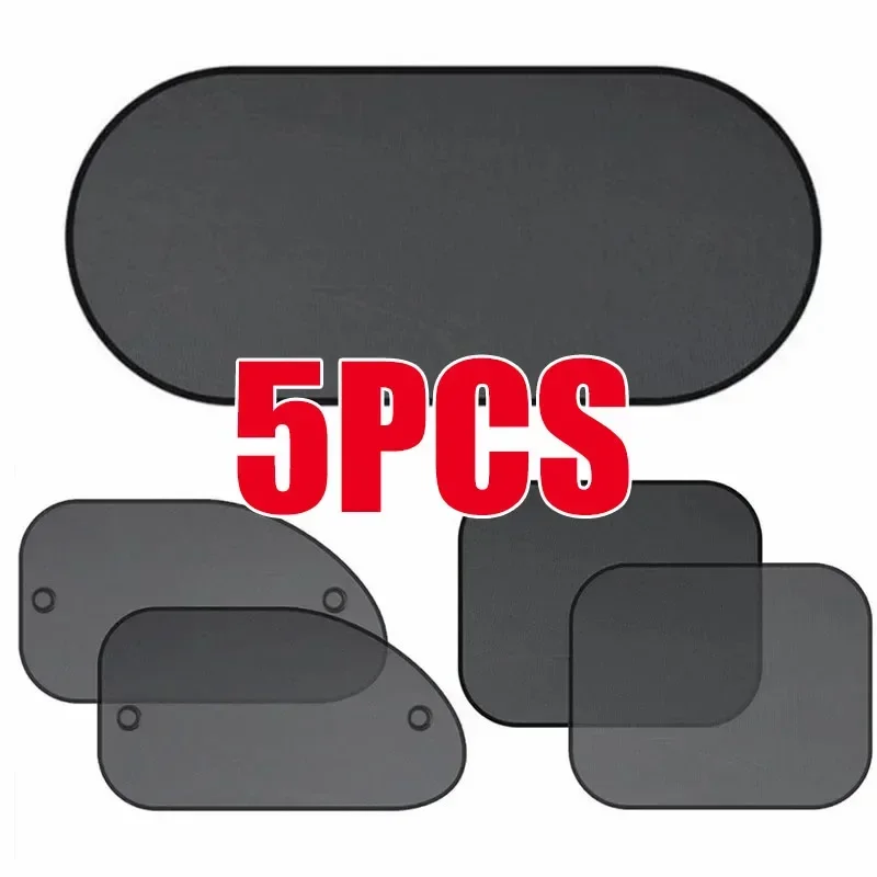 1 セット黒窓カーテンサイドガラスメッシュサンシェードアクセ - Car Accessories Inside のレビューと価格
