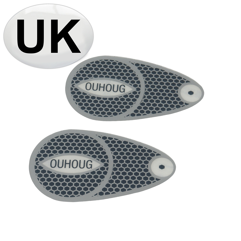 英国製反射性カーステッカー ユニバーサルヘッドライトビームデ - Car Accessories Uk のレビューと価格