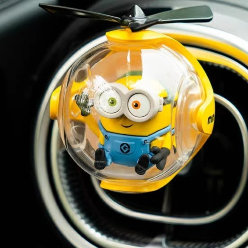 ミニオン風車用芳香剤、かわいい漫画風車用香水クリップ、クリエ - Car Accessories Inside のレビューと価格