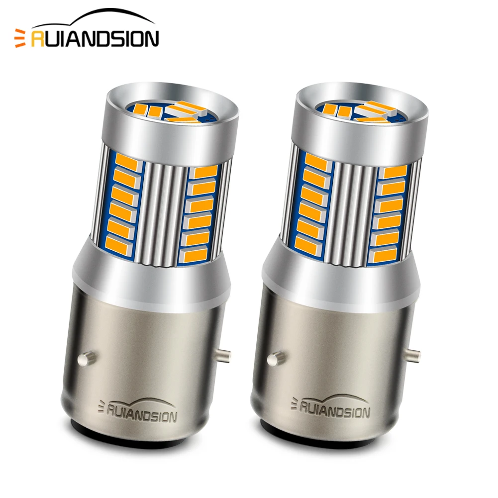 2個入り BA21D LED バイクヘッドライト BA20D - Car Accessories Xcent のレビューと価格