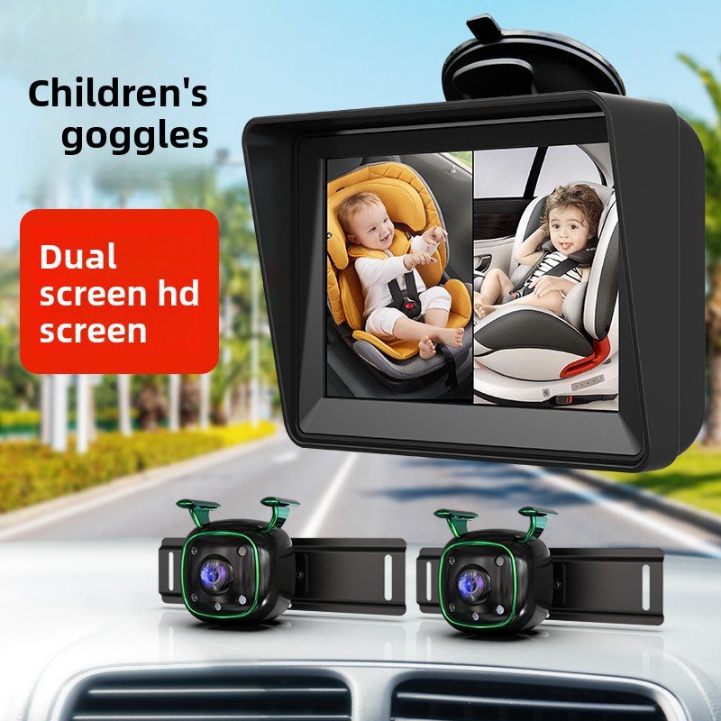 車のベビーケア 5 インチ モニター + ナイト ビジョン  - Rear Camera For Car のレビューと価格
