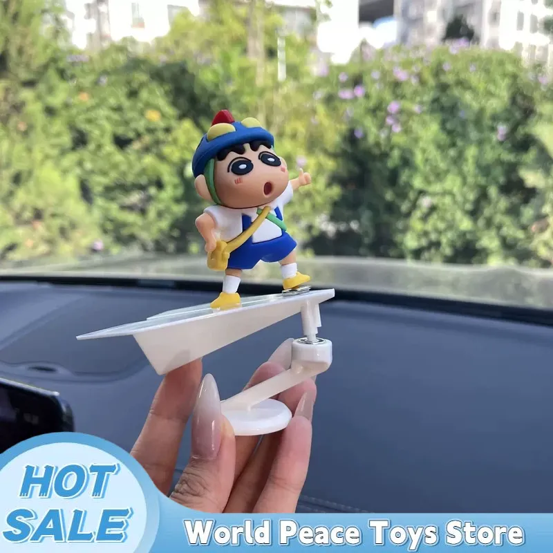 回転航空機クレヨンしんちゃん車のダッシュボード装飾品自動車イ - Car Accessories Inside のレビューと価格