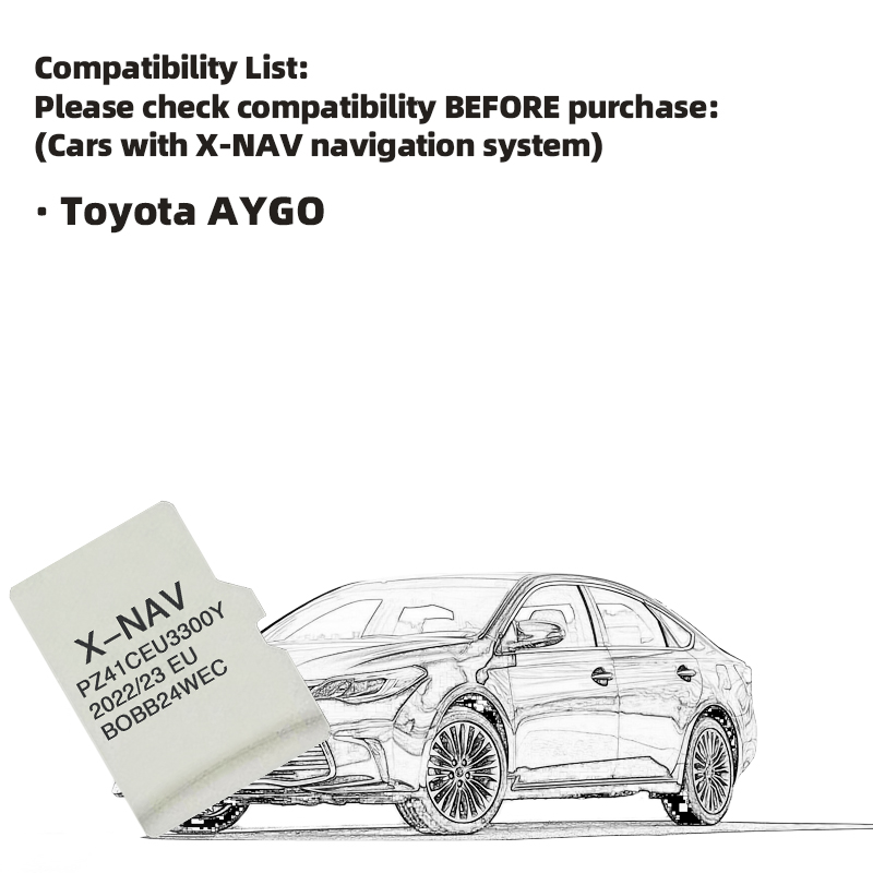 トヨタ AYGO 2023 ナビゲーション TF カード X - Car Accessories Uk のレビューと価格