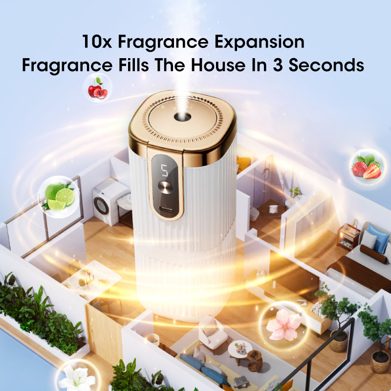 充電式ミニ大型ミスト5段階速度調整エッセンシャルオイルディフ - Car Fragrance Diffuser のレビューと価格