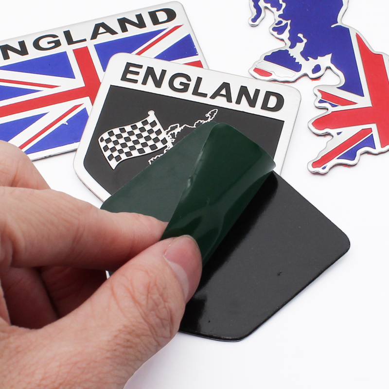 3D アルミイングランド英国英国国旗マップ車オートバイバッジ - Car Accessories Uk のレビューと価格