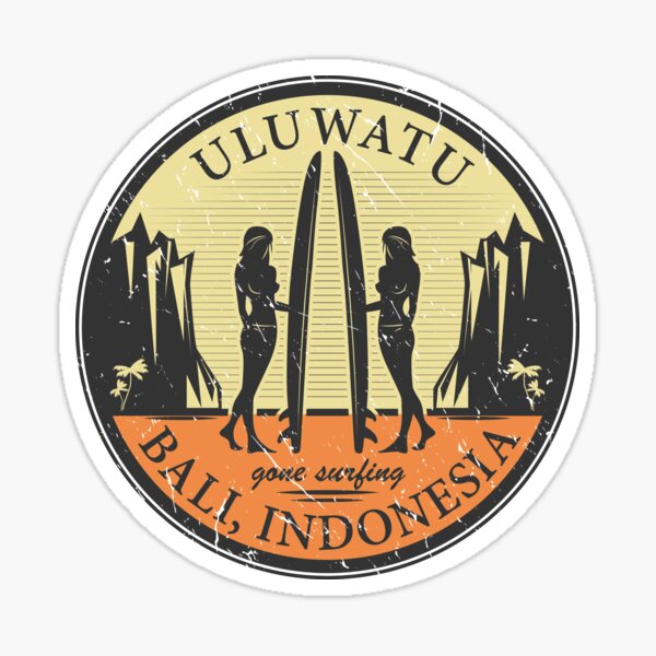 バリインドネシアビーチサーフィン風景車のステッカーカーアクセ - Car Accessories Bali のレビューと価格