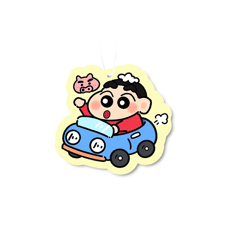 かわいいしんちゃん車用芳香剤吊り下げ式香りカードバックミラー - Car Fragrance Diffuser のレビューと価格