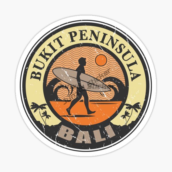 バリ島インドネシアビーチサーフィン風景車のステッカー車のデカ - Car Accessories Bali のレビューと価格
