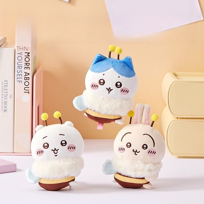 蜂シリーズ漫画かわいいハチワレうさぎ人形ソフトかわいいぬいぐ - Car Accessories Inside のレビューと価格